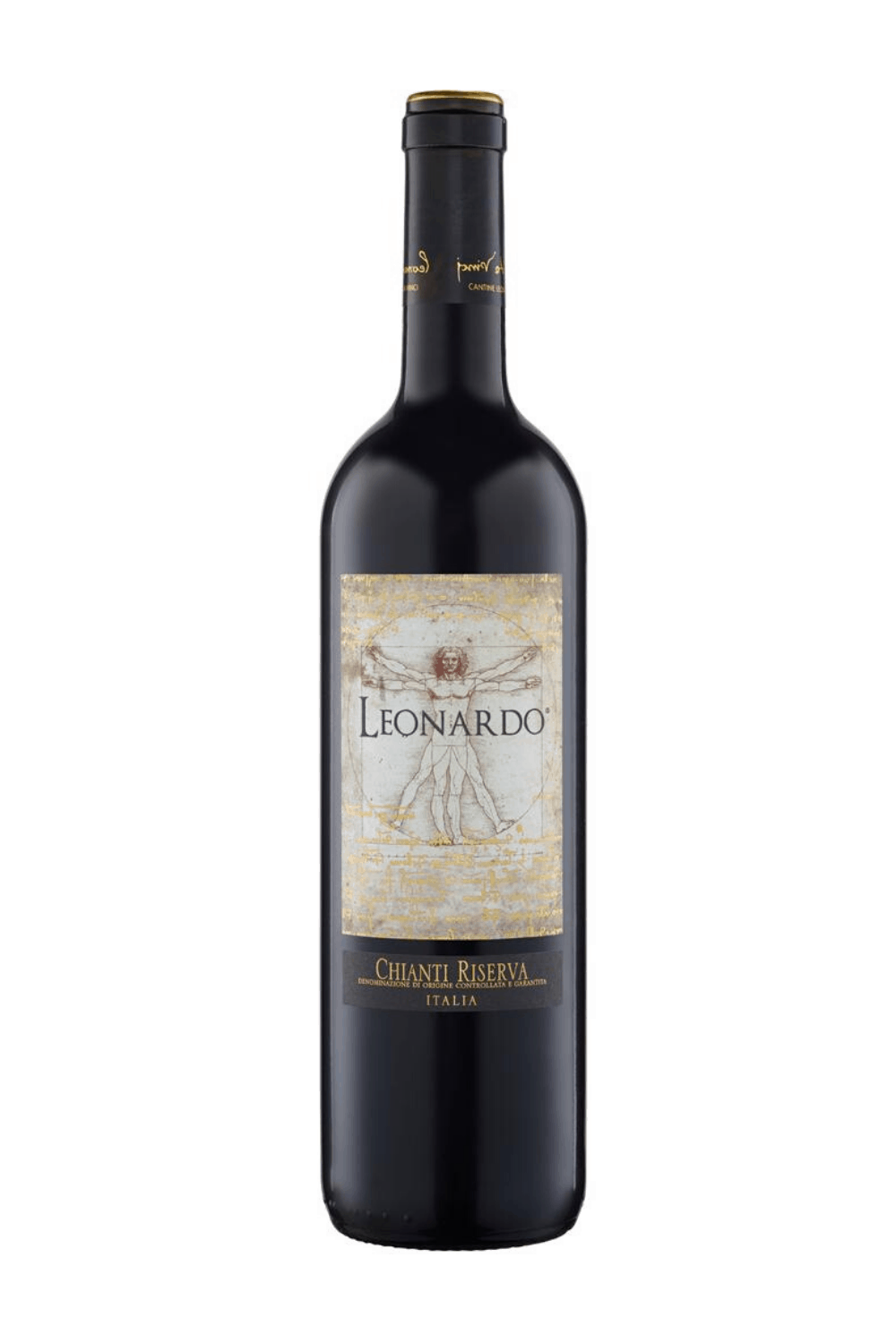 toskánske červené víno Leonardo Chianti Riserva 2012